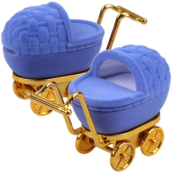 2 adet Bebek Arabası Şekli Takı Saklama Kutuları Takı Hediye Kutuları sevgililer Günü için
