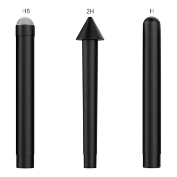 3 ADET Kalem İpuçları Stylus Kalem Ucu Değiştirme Kiti HB 2H H Microsoft Surface Pro İçin 7/6/5/4 / Kitap / Stüdyo / Go