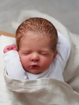 50cm Yenidoğan Bebek Reborn Luisa Gerçekçi 3D Boyalı Boyama Saç Koleksiyon Sanat Bebek Hediyeleri Kızlar için çocuk oyuncağı LOL