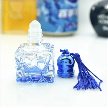 7ml Cam Parfüm Dörtlü Şişeler üzerinde Rulo Yeni Stil Üst Sınıf Parfüm Kadın parfüm Boş Ambalaj Cam Şişeler