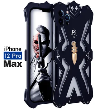 Alüminyum Zırh Thor Kılıfı iPhone 12 Pro Max 12 mini Kılıf Kapak Flaş Demir Adam Telefon Kabuk Cilt Çantası Kickstand ile