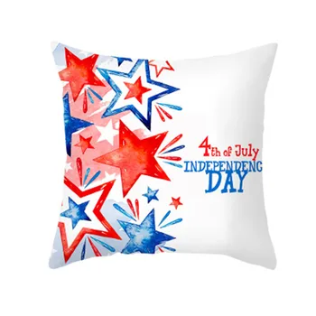 Bağımsızlık Günü Yastık Kılıfı kanepe yastığı Kapak Ev Dekor Koltuk Sandalye Yastık Kılıfı Amerikan Bayrağı Atmak yastık Kılıfı
