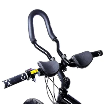 Bisiklet İstirahat Gidon Alaşım Yapışık Tip TT Gidon Uzatma Triatlon Aerobars Barlar MTB Yol Bisikleti Bisiklet İstirahat Gidon