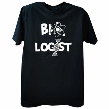 Biyolog Komik Biyoloji Öğrenci Cep Bilim Kimya T Shirt Grafik Pamuk Streetwear Kısa Kollu O-Boyun T-shirt Erkekler