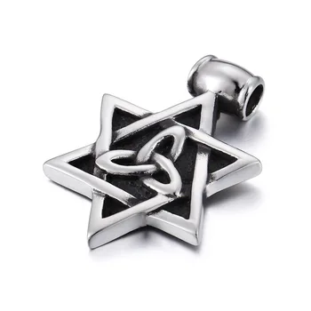 Hexamonds titanyum çelik erkek kolye kişilik erkek paslanmaz çelik etiket kolye
