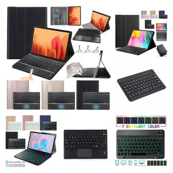 Ince Manyetik ipad kılıfı 9.7 2018 2017 5th 6th Pro 9.7 Hava 1 2 tablet Bluetooth 7 renk Arka Dokunmatik Yüzey Klavye kapağı