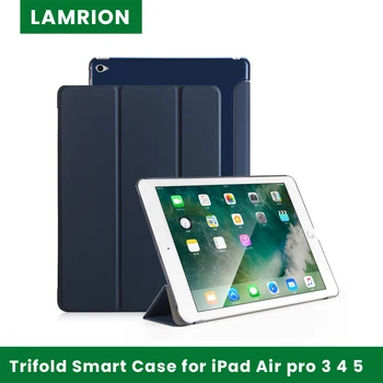 Ipad kılıfı Trifold Akıllı iPad kılıfı 2020 Hava pro 2/3/4 2018 iPad 6th Nesil Hafif Kapak ile Otomatik Uyku / Wake Durumda