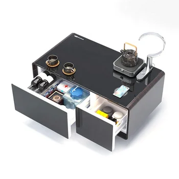 iskandinav akıllı kahve çay masası buzdolabı Modern sehpa buzdolabı