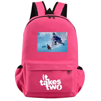 It almak iki su geçirmez Sırt Çantaları okul çantaları rahat tuval Seyahat backoack öğrenci okul çantası sırt çantası mochila