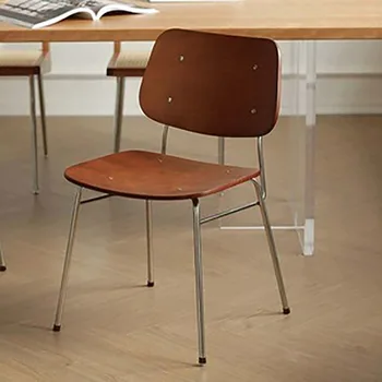 İskandinav Sandalye Oturma Odası Lüks Ahşap Sandalyeler Tasarım Geri Rahat Gaiming Sandalye Rahatlatıcı Modern Ev Dekor Mobilyaları