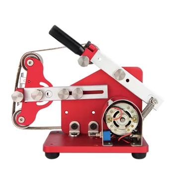 Minyatür Parlatıcı Mini Kemer Makinesi Masaüstü Parlatıcı Küçük Parlatıcı DIY Elektrikli Çok Fonksiyonlu Zımpara parlatma İçin Parlatma
