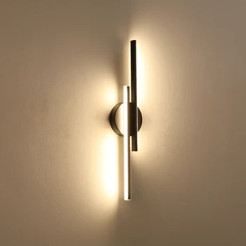 Modern basit Led duvar lambası şerit ışık 55 CM yatak odası başucu oturma odası arka plan dekorasyon aydınlatma