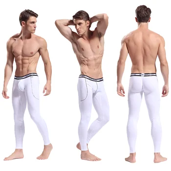 Paçalı don termal iç çamaşır Erkekler İçin Yumuşak Sıcak pantolon Gün Hafta Baskı Nefes Erkek İç Çamaşırı Uyku Alt Rahat Ev Pantolon