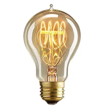 Retro dekoratif Edison Tungsten filament ampul yaratıcı LED E27 / E26 vidalı kapak ışık ayarlanabilir akkor sivri ucu ampul