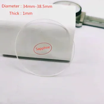 Safir Ayna Düz Film (34mm~38.5 mm) Kalın 1mm İzle Ön Kapak lens camı Aksesuarları