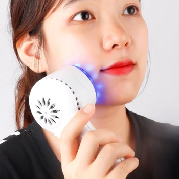 Soğuk Çekiç Mavi-ray Foton Hücre Aktive Sıkılaştırıcı Cilt Terapi Masaj Gözenekleri Küçültmek Akne Kırışıklık Kaldırma Soğutma Cilt Sıkın