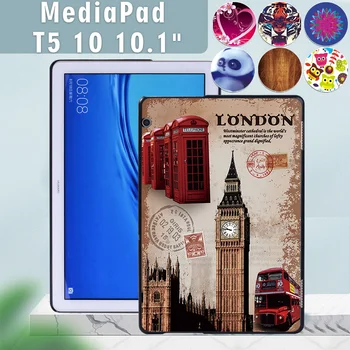Tablet Kılıf Huawei MediaPad ıçin T5 10 10.1 İnç Tablet Scratch Koruyucu Kılıf + Ücretsiz Stylus