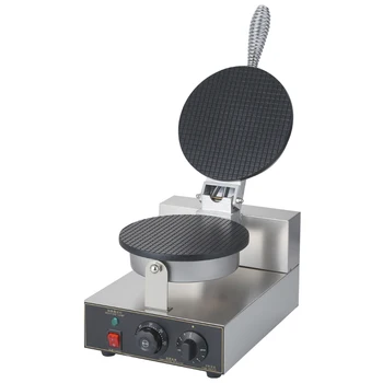 Tüketici Ve Ticari Küçük Çıtır Yumurta Rulo Makinesi Akıllı Tost Makinesi 220 V/1200 W Tek Kafa Dondurma Yumurta Rulo Yapma Çok
