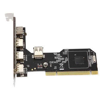USB2. 0 Genişleme Kartı PCI 5 USB2. 0 Adaptör Kartı NEC Çip Genişleme Adaptörü Kartı Masaüstü Yükseltici Kart