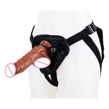 yapay penis penis seks oyuncakları dildos seks shop gode sexo strapon tanrı Premium PVC sağlık toksik olmayan üç yüzük giymek simülasyon pürüzsüz yapış