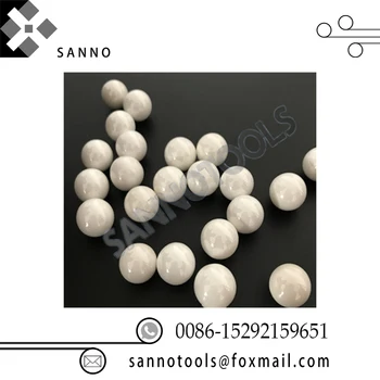 ZrO2 Zirkonya seramik bilyeler çapı 12.3 mm 12.7 mm Hassas Parlatma Endüstriyel Zirkonya topu Seramik Beyaz ZrO2 rulman topu