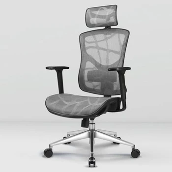 Ücretsiz Kargo ergonomik ofis koltuğu Örgü Yönetici Recliner Recliner Ofis Mobilyaları Cep Fauteuil De Bürosu Rahat