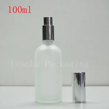 Şeffaf buzlu 100ml şişe uçucu yağlar formüle losyon şişesi noktaları şişeleme toptan losyon şişesi